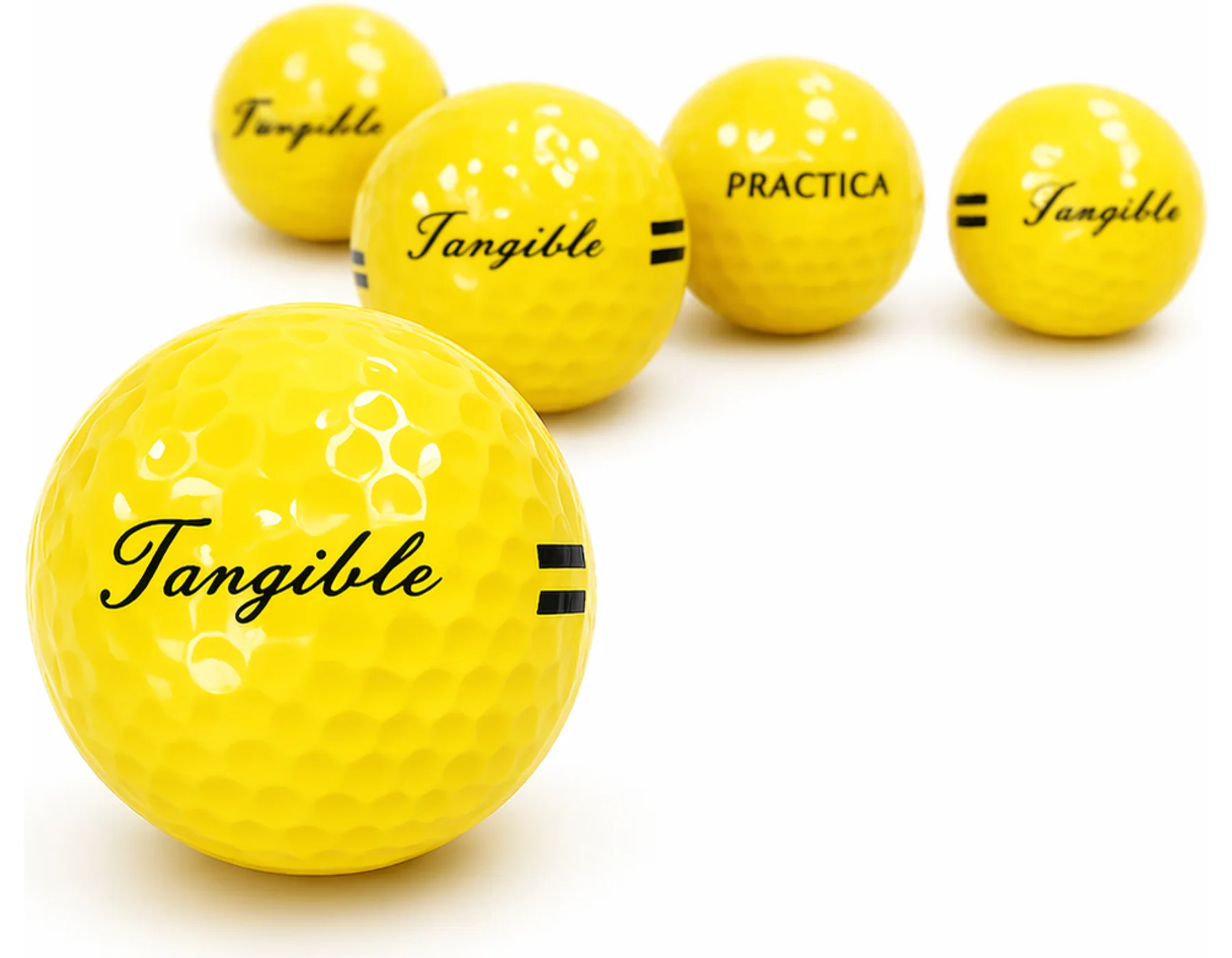 Bola de Practica 2 capas Bolas Tangible Golf