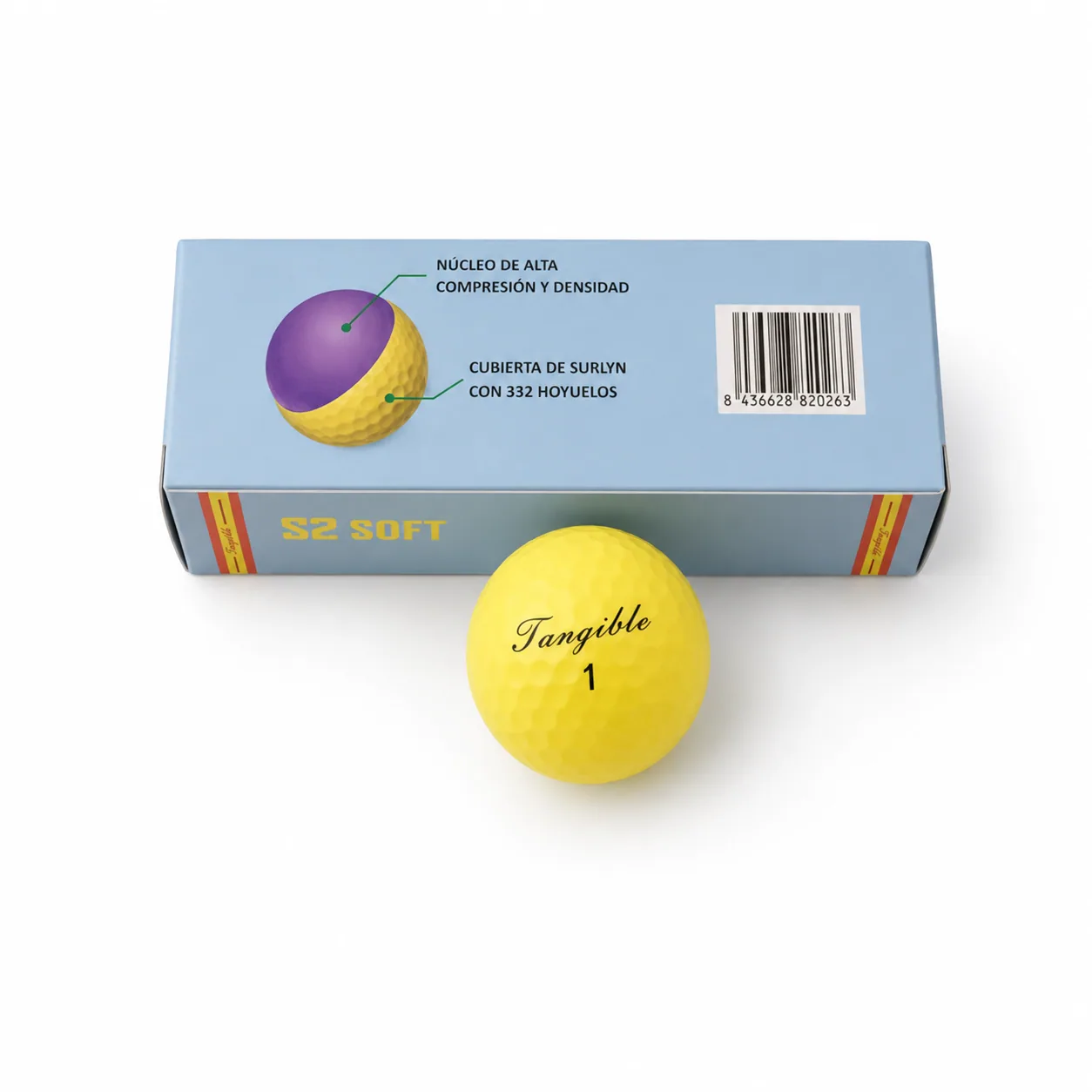 Soft 2 Amarilla Bolas Tangible Golf