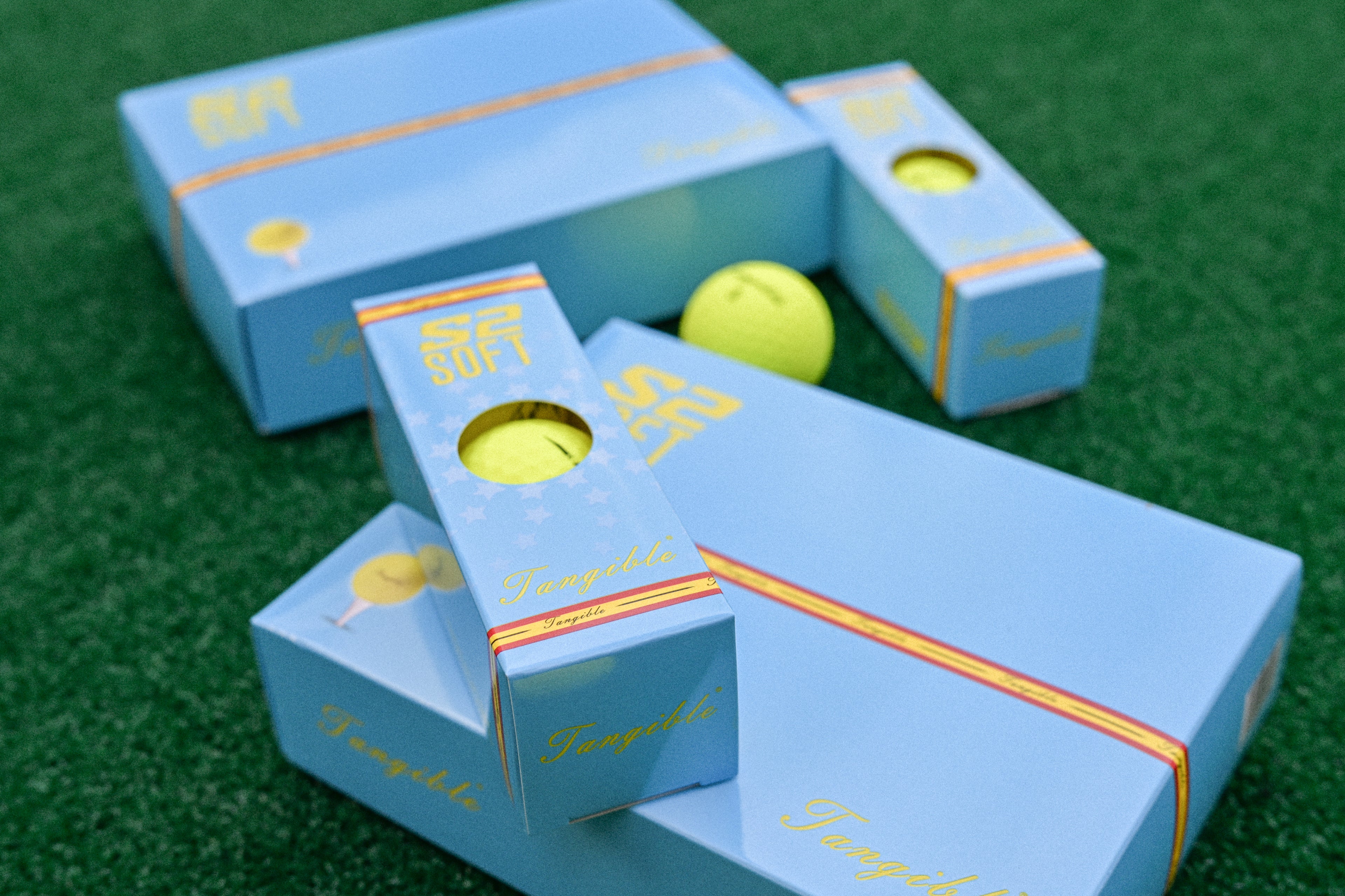 Bola de competición de 2 piezas Surlyn® Soft  Amarillo