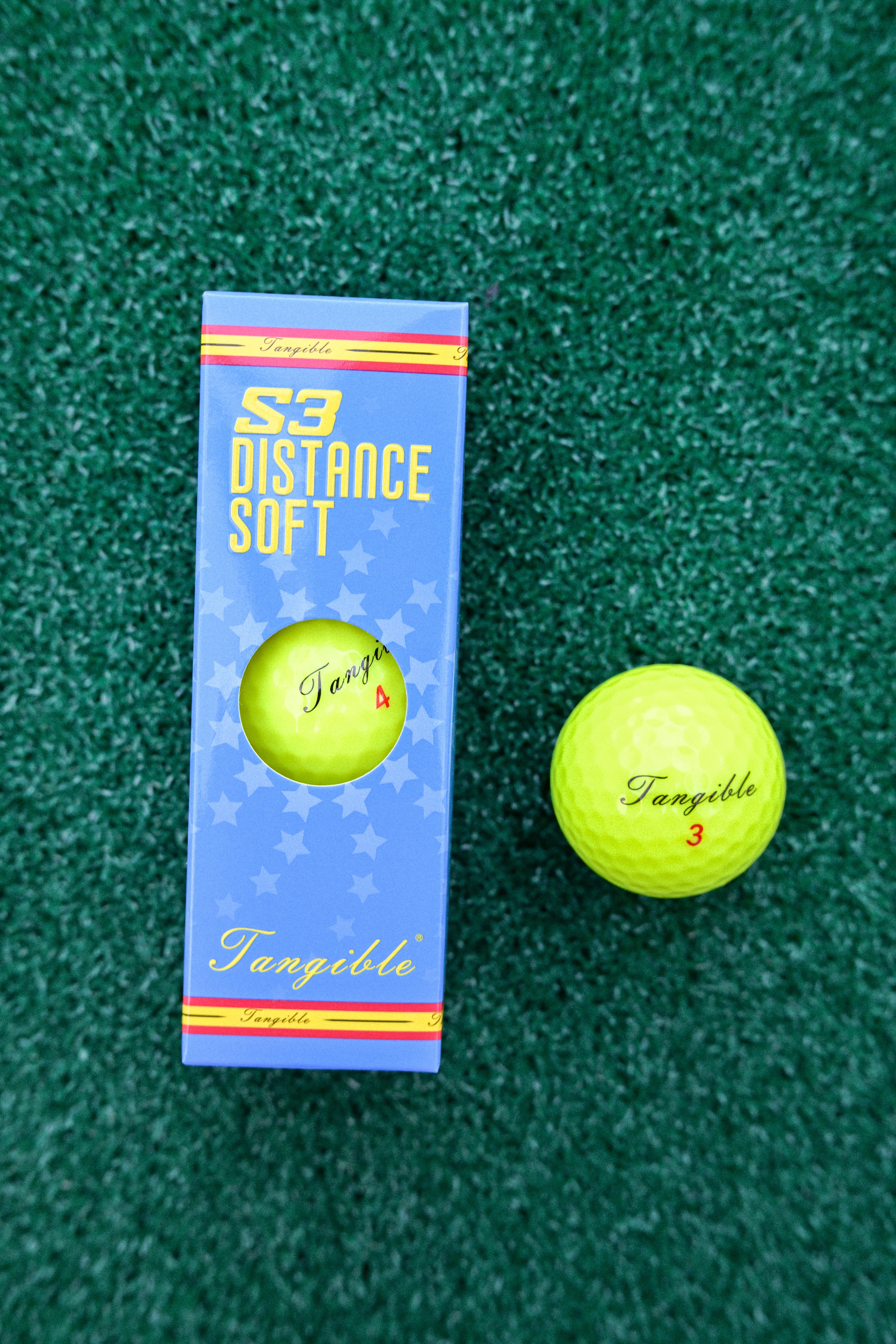 Bola de competición de 3 piezas Surlyn® Distance soft Amarillo