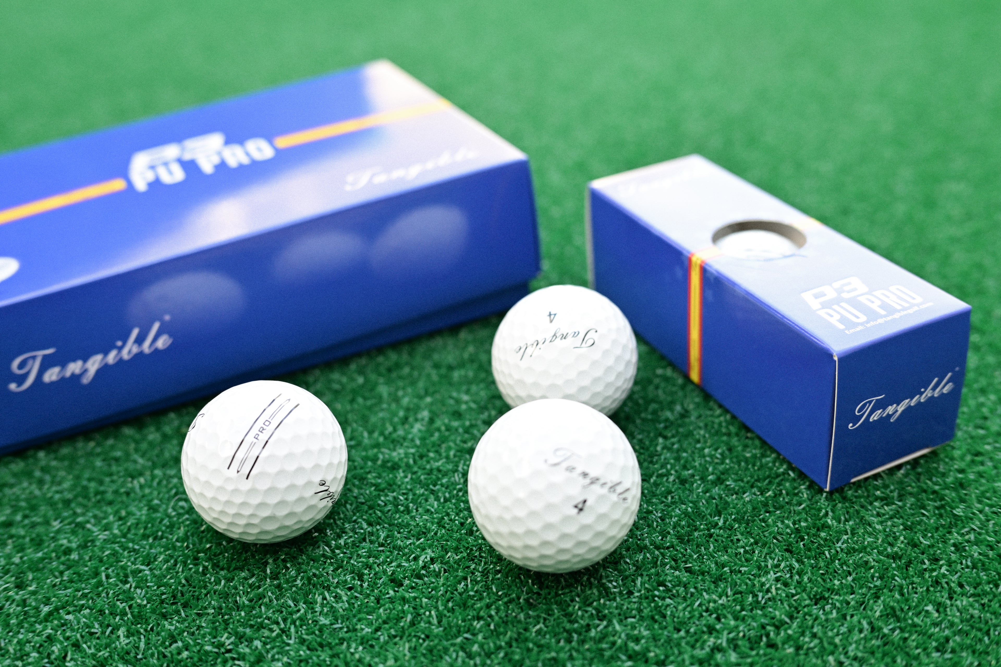 Bola de competición de 3 piezas PU Blanco