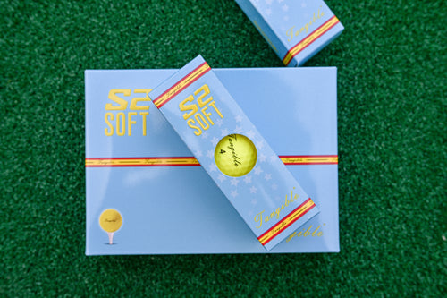 Bola de competición de 2 piezas Surlyn® Soft  Amarillo