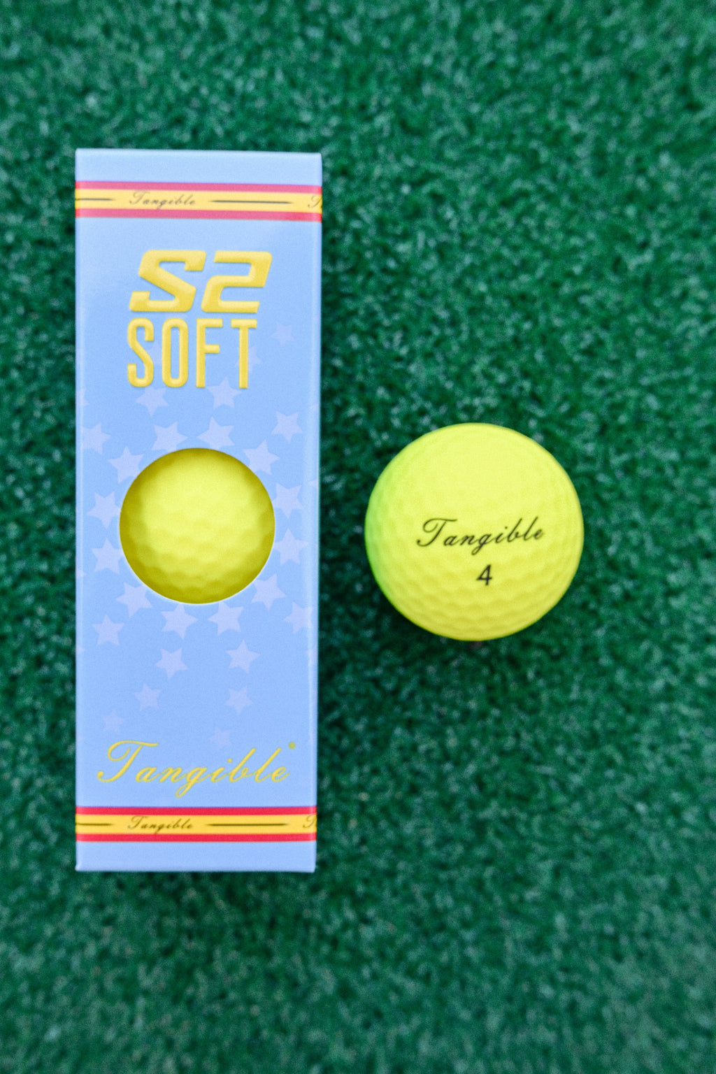 Bola de competición de 2 piezas Surlyn® Soft  Amarillo