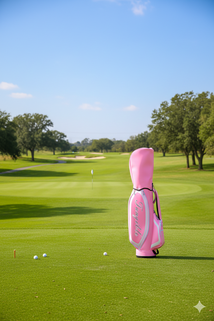 Bolsa de golf TAN-0006 Rosa